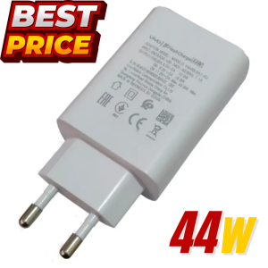 Original 44W Fast Charger QC 5.0 โ Dual Engine Charging Adapter, Single Port